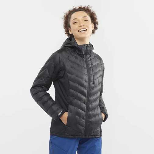 Black Salomon Outline Primaloft Women's Insulated Jackets | IE GZ2518